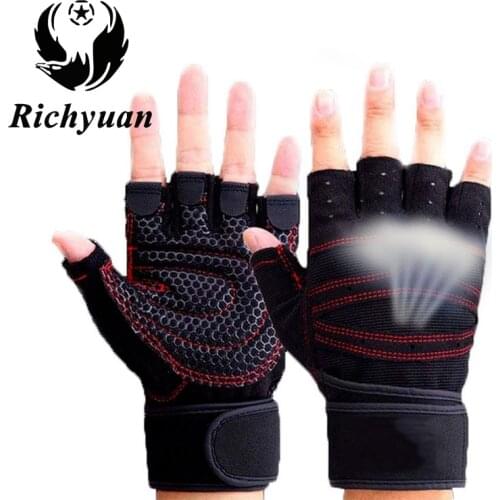 Richyuan Men's Fingerless Gloves