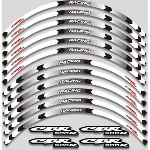 High quality Motorcycles Reflective sticker For motorcycles wheel stickers For Honda cb500r cb500 r CB500R CB 500 R