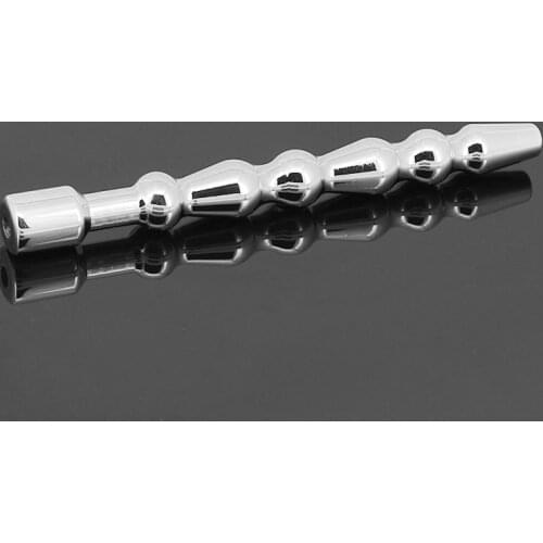 Urethral probe vibrating stainless steel sound penis plug sex toy for male