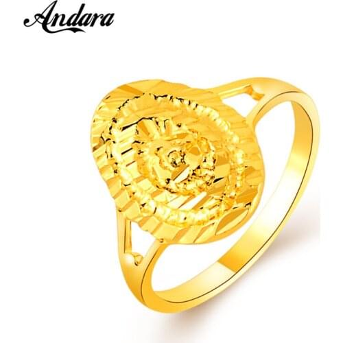 Vintage Ring For Women/Men Fashion Fine Jewelry New 2018 Trendy Gold Color Rings Wholesale Retail JR073