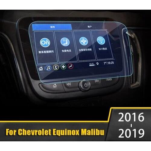For Chevrolet Equinox Malibu XL 2016 2017 2018 2019 Tempered Glass Car GPS Navigation Screen Protector Film protective Sticker