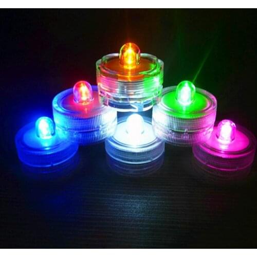 12Pcs Underwater Light Lightweight Waterproof PS Portable Aquarium Lamp for Fish Tank