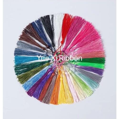 32pcs/pack Polyester Silk Tassel Fringe 13.5CM Cotton Tassels Trim For Sewing Curtains Accessories DIY Home Wedding Decoration