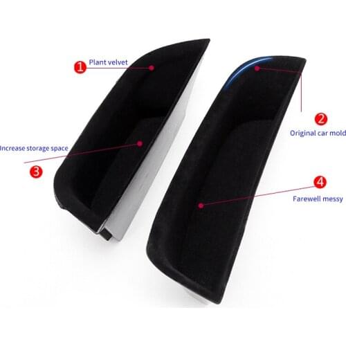 Car Accessories Front Rear Door Handle Sotrage Box Armrest Organizer Inner Container Holder for GLA GLC C E Class