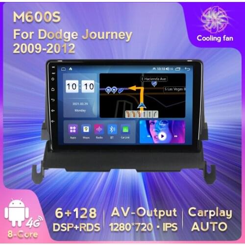 Android HD IPS DSP RDS WIFI 4G LTE Car Radio Stereo Receiver For \Dodge Journey 2009-2012 Video Player Multimedia GPS Navigation
