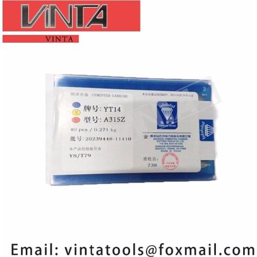 Free shipping high quality 40pcs/lots A315Z YG6/ YG8/ YW1/ YW2/ YT5/ YT14/ YT15 cnc caibide welding inserts