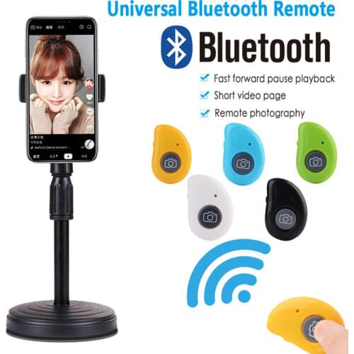Wireless Bluetooth self-timer selfie stick Shutter Release Wireless Remote Control for for IOS Android