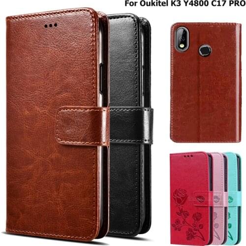 For Oukitel K3 Oukitel Y4800 3D pattern Flip Phone Case For Oukitel C17 PRO high-end PU leather phone holder wallet Phone Cover