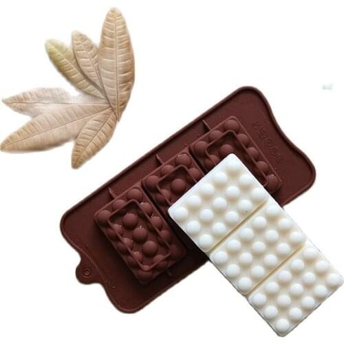 Hot 2021 New Silicone Chocolate Mold Non-Stick Cake Mould Jelly Candy 3D DIY Molds Kitchen Accessories Reusable Baking Tools