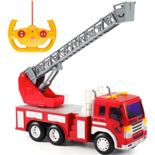Hot Sale Wltoys Carro Controle Remoto New 1:16 Fire Ladder Radio Remote Control Car Rc Cars Toys With Music And Light