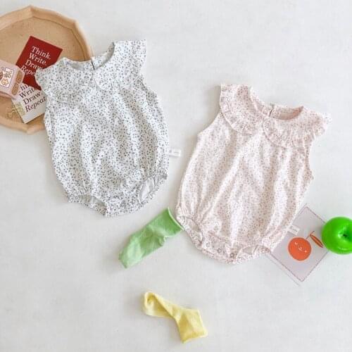 Summer 2020 Baby Girl Bodysuit Cute Princess Infant Newborn 0-24m Summer Jumpsuit Clothes Girl 100%Cotton Kids Girl Clothing