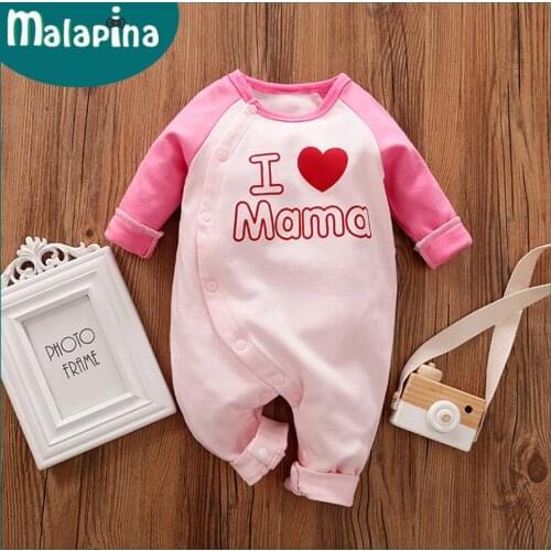 Malapina 2020 Newborn Baby Boy Girl Romper Clothes Onesie Jumpsuit Overalls Infant Cotton Outfit Infant Baby Toddler Costume