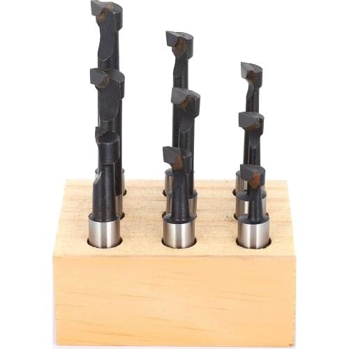 9PCS F1 Type Boring Cutter 3/8-Inch CNC Milling Tools Kit Set Lathe Parts High-Speed Steel lathe head shank boring bar set