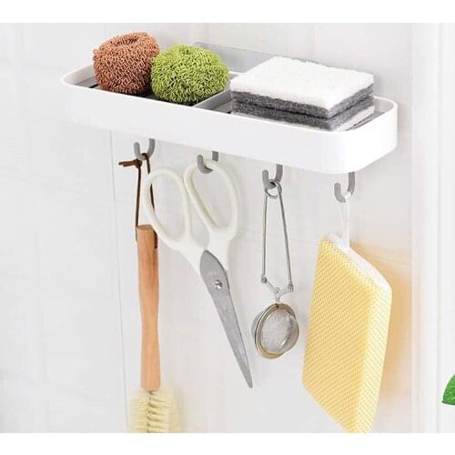 Soap Rack Wall Mounted Self Adhesive Punch Free Soap Holder Bathroom Seamless Shower Organizer Bathroom Kitchen Items