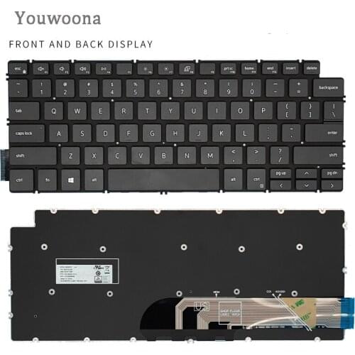 New Original Laptop Keyboard For Dell 14-7490 7390 7391 7491 5498 13-5000 5390 5391