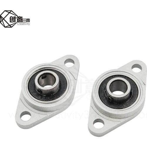 2pcs/ lot KFL08 KFL000 KFL001 KFL002 Bearing Shaft Support Spherical Roller Zinc Alloy Mounted Bearings Pillow Block Housing