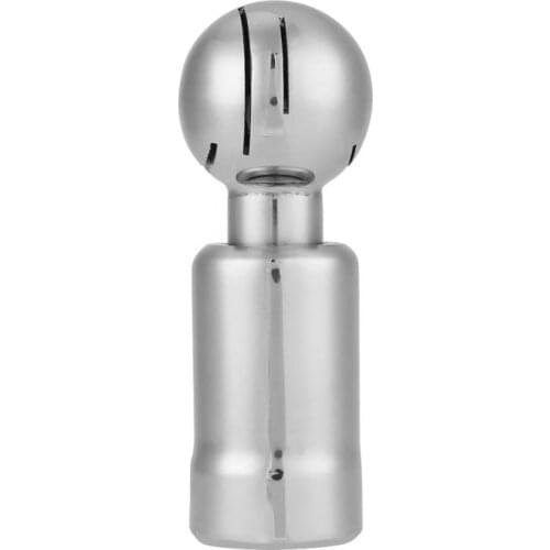Rotary Spray Ball Stainless Steel 3/4 Inch Female Thread Sanitary Stainless Rotary Spray Ball for CIP Tank Cleaning Rotary Ball