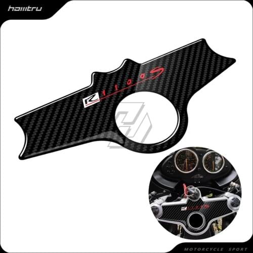 3D Carbon-look Upper Triple Yoke Defender Case for BMW Motorrad R1100S 1996-2001