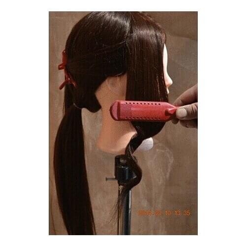 60CM training head 85% natural human Hair Hairdressing Mannequin Training Head teaching head dummy head