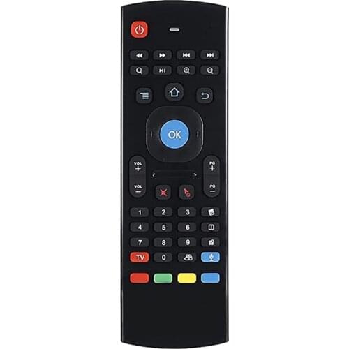 MX3-M Remote Control 2.4G Intelligent Voice Infrared Flying Mouse Button Remote Control for Android Set-Top Boxes TVs