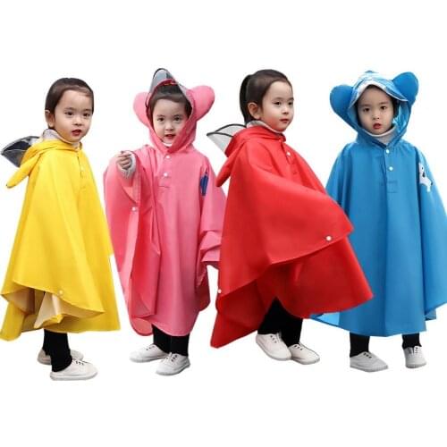 Unisex Disposable Cute Cartoon Animal Kids Children Outdoor Emergency Waterproof Cloak Rain Poncho Raincoat