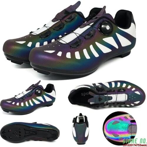 Bicycle Shoes Men Outdoor Professional Racing Track Road SPD Pedal Bicycle Shoes Women MTB Bike Bicycle Shoes New 2021