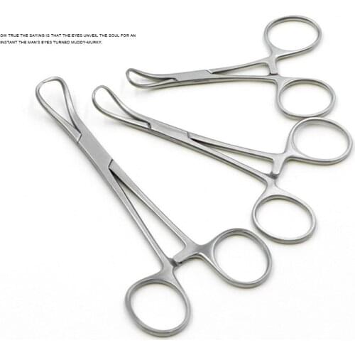 High quality stainless steel towel pliers cloth towel pliers grasping cloth pliers dressing pliers pointed chuck cloth pliers sh