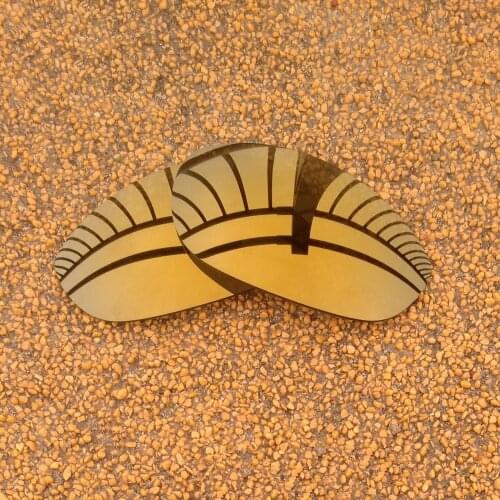 Bronze Gold Mirrored Polarized Replacement Lenses for Monster Dog Sunglasses Frame 100% UVA & UVB