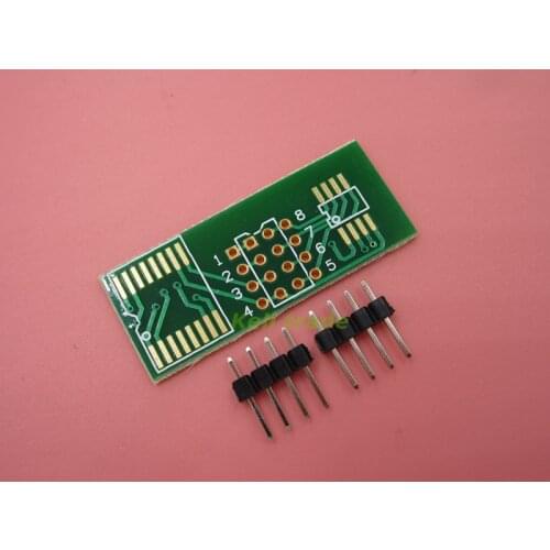 10pcs/lot SOP8 SOP16 turn DIP8 Adapter plate Suitable for 25 series 16 feet