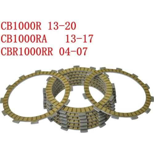 8Pc Motorcycle Friction Clutch Plates For Honda CB1000R 2013-2020 CB1000RA 2013-2017 CBR1000RR 2004-2007