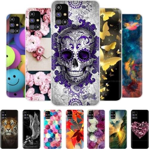 For Samsung M51 Case 6.7" Soft Silicone Phone Cover For Samsung Galaxy M51 GalaxyM51 M 51 m515f Case Fundas Coque M 51 Covers