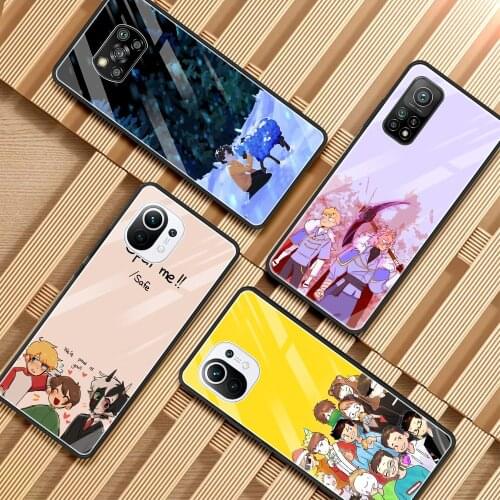 Dream Smp Phone Case For Mi 11i 11 Ultra Note 10 10T Lite 9T Poco X3 NFC M2 F2 Pro F3 X2 Soft Glass Bumper Shell Frame Fundas
