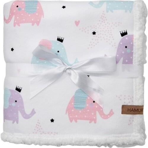 Dough Baby Blanket Elephant