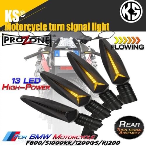 For R1200GS F800F650GS F700GS BMW motorcycle running water LED rear turn signal light assembly