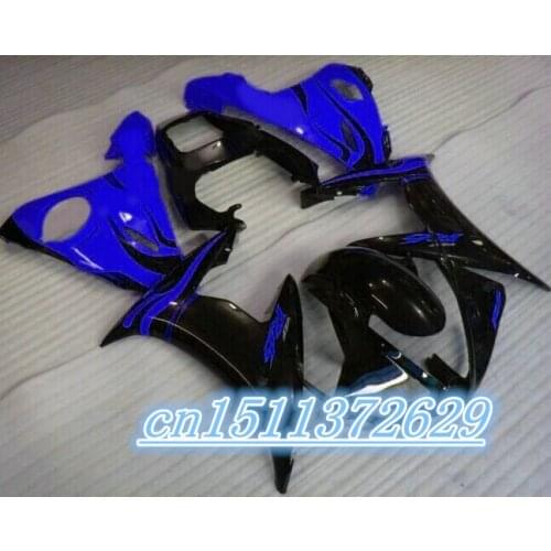 Dor- ABS Motorcycle parts for YZF R6 2003 2004 2005 fairing kits blue black YZF R6 fairing kit 03 04 05