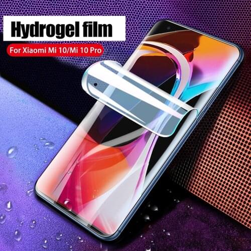 Full Cover Soft Protective Glass on the For Xiaomi Mi10 Pro Mi Note10 Hydrogel Film For Xiaomi Mi Note 10 Lite Screen Protector