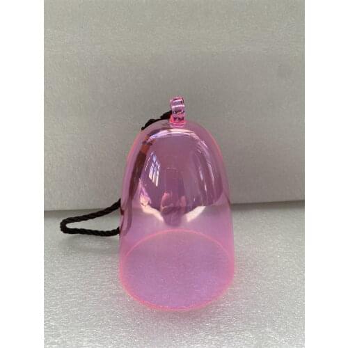 Crystal singing bell magic pink color 5th ocatve D# perfect pitch 432Hz for sound healing