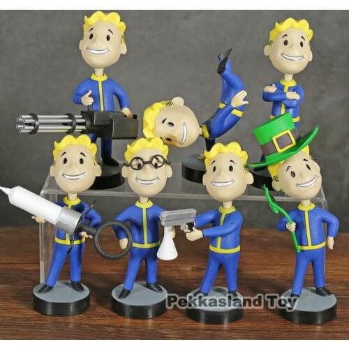 Gaming Heads Fallout 4 Vault Boy TOY Bobbleheads Series 2 Action Figure Collectible Model Toys brinquedos Dolls Decoration