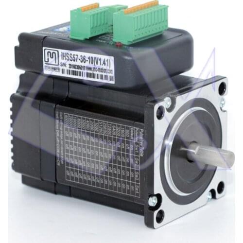 JMC iHSS57-36-10 NEMA23 1Nm 142oz.in Integrated Closed Loop Stepper motor driver 36VDC 1500rpm automation special use motor