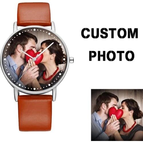 B-9000C Minimalist Make Your Own Logo Watch Wrist Personalized Photo Dial Best Gift For Lovers Watch Custom Text Picture Watch