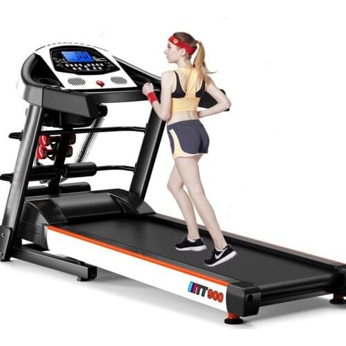 Multifunctional T900 treadmill home blue screen foldable silent home fitness equipment electric treadmill