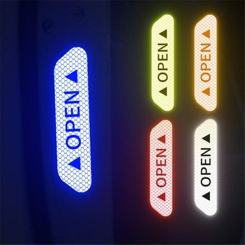 Car Reflective Tape Door Sticker for BMW 4 3 2 1 series E39 F30 F20 F32 X1 F48 F45