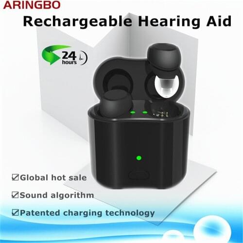 New Sound Rechargeable 3 Scene Modes Program Memory Intelligent Hearing Aid No Noise Medical Elderly Ear Deaf Hearing Aid Best