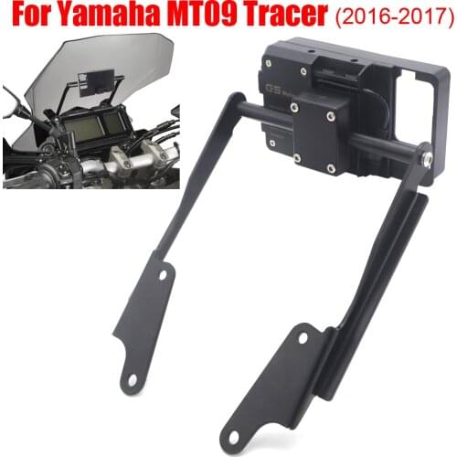 Motorcycle Front Phone Stand Holder Smartphone Phone GPS Navigation bracket For Yamaha MT 09 MT09 Tracer 900 2016 2017 18 19