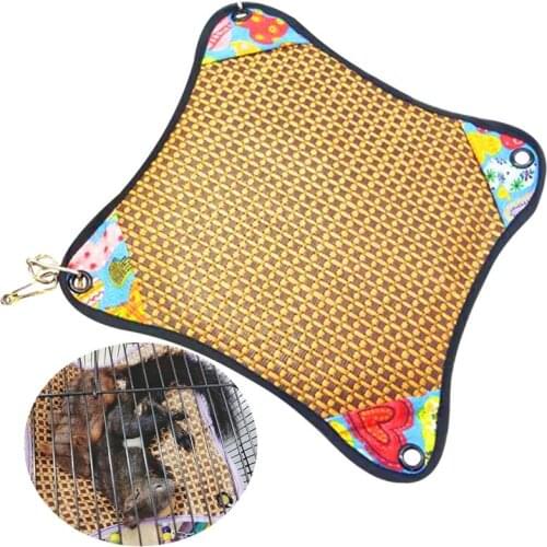 1pc Hamster Hammock Hanging Heatstroke Prevention Cool Pet Pad Pet Cage Hammock Pet Supplies Random Color