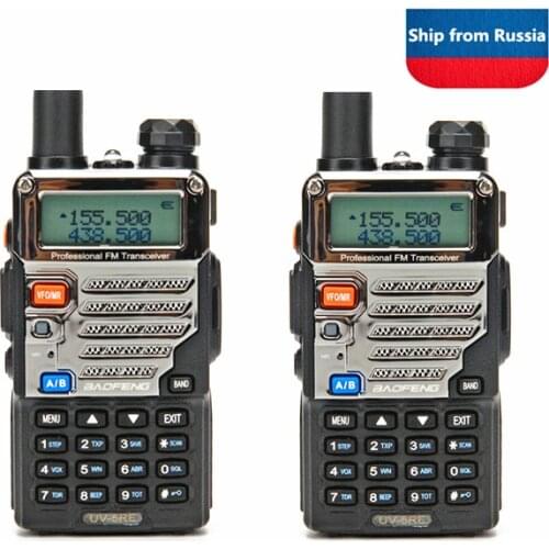 Baofeng UV-5RE Walkie Talkie 5W UHF&VHF SMA-FProfessional CB Radio HF Transceiver Baofeng UV5RE UV 5R UV5 Up Graded Mobile Phone