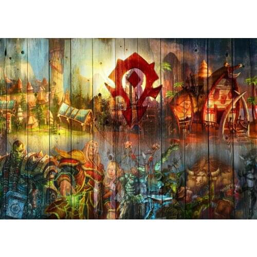 World of Warcraft Wow Alliance Art Film Print Silk Poster Home Wall Decor 24x36inch
