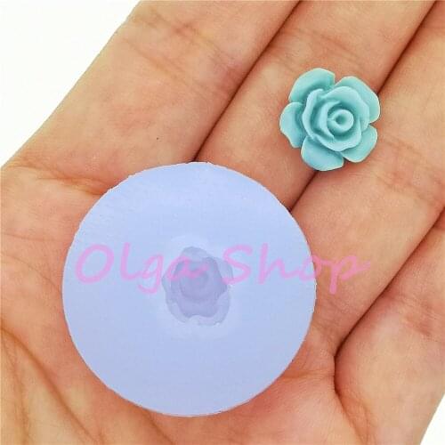 HYL507 13.3mm x 12.4mm Silicone Mold Fondant Cake Decoration Candy Resin Clay Earrings Necklace Craft Soap Candle FOOD SAFE