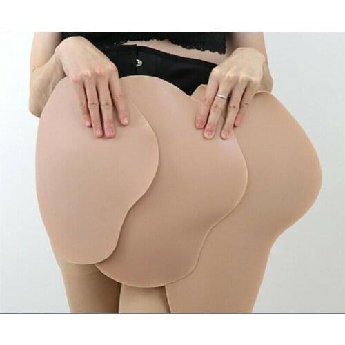 Women Girls Silicone Hip Pads Removable Enhanced Butt Panties Buttocks Body Shap Control Panties Standard