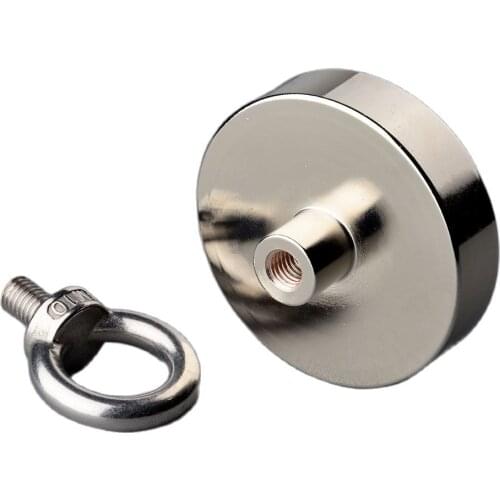 1PC 250KG Strong Retrieval Magnet D75mm N52 Neodymium Magnets Fishing Magnets for Fishing and Magnetic Recovery Salvage in River
